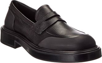Ferragamo Dry Leather Penny Loafer