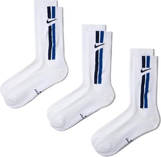 Nike Unisex Everyday Elevated Crew Socks (3 Pairs) in Multicolor | IH8532-901