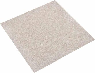 vidaXL Alfombra 20 Uds. Beige Claro 50 X 50 Cm 100% Polipropileno Vidaxl