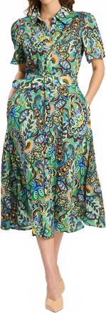 Tyler B&ouml;e Asha Midi Dress In Fiesta Paisley