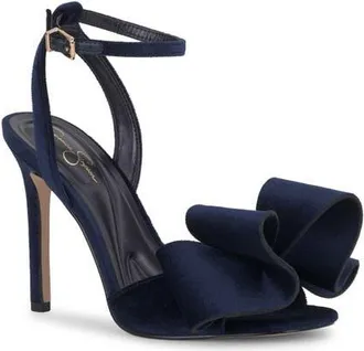 Jessica Simpson Olivine Ankle Strap Sandal in Dark Night at Nordstrom, Size 9.5