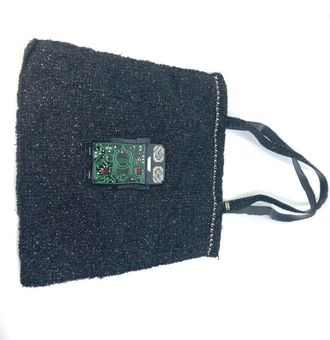 Chanel Black Tweed Shopping Bag Tote Bag (Pre-Owned)