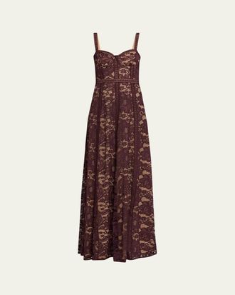 L'agence Laynie Lace Maxi Dress