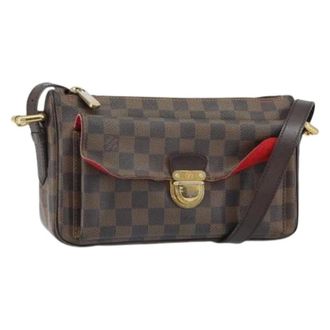 Louis Vuitton Pre-owned Cross Body Bags, female, Brown, Size: ONE SIZE Pre-owned Vintage Canvas Cross Body Bag