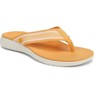 Vionic Indigo Flip Flop in Amber Yellow Multi at Nordstrom, Size 11