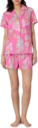 Lauren Ralph Lauren Boxer Short Pajamas in Pink Paisley at Nordstrom, Size X-Large