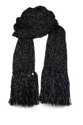 Saint Laurent Pre-owned Mens chunky knitted oversized scarf - Multicolour Wool - One Size