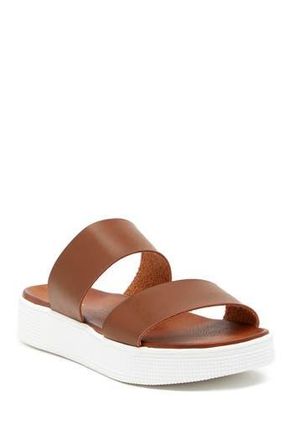 Mia Saige Platform Slide Sandal in Cognac at Nordstrom Rack, Size 6.5