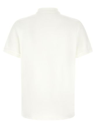 Moncler Cotton Piqu&eacute; Polo Shirt - White