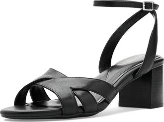 Easy Spirit Delicia Womens Dress Sandals Black Leather : 6.5 W (D)