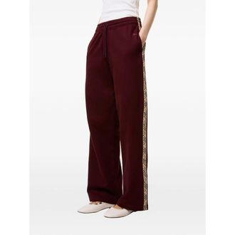 Burberry Jodie Track Pants - Red