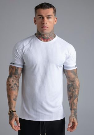 Siksilk Mens White Tech T-Shirt XXL