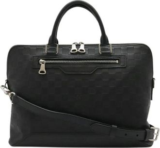 Louis Vuitton Pre-owned Handbags, female, Black, Size: ONE SIZE Pre-owned Avenue Damier Infini Briefcase