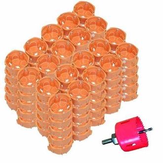 Capri Capri Cajas De Derivaci&oacute;n Pro Naranja 250 Unidades