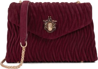 Dune London DARLING Quilted Leather Cross Body Bag One Size Suede Crossbody Bag