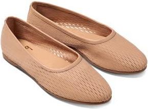 beek Swiftlet Perforated Leather Ballet Flat in Beach at Nordstrom Rack, Size 9.5