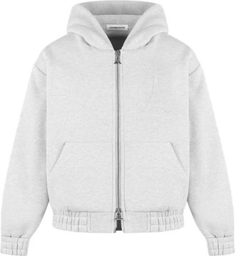 Manière De Voir Felpa Kevin con cappuccio e zip - Grigio