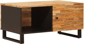 vidaXL Mesa De Caf&eacute; Marr&oacute;n 80 X 50 X 40 Cm Madera De Mango Maciza Vidaxl
