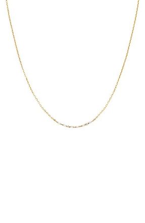 Made by Mary Mama Morse Code Necklace in Gold Vermeil at Nordstrom, Size 16