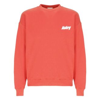 Autry Sweatshirts, male, Orange, Size: XL Crewneck Sweatshirt