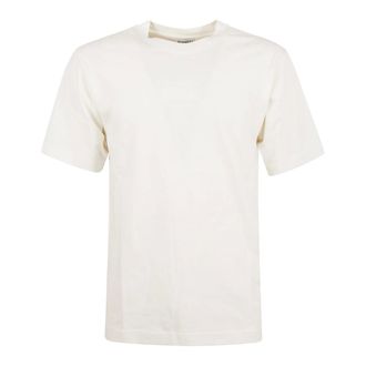 Burberry T-Shirts, male, White, Size: S Embroidered Logo T-shirt