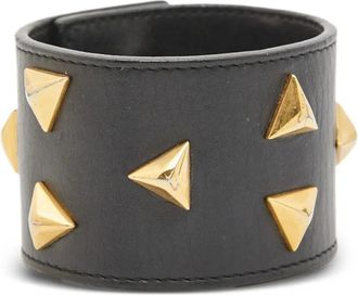Saint Laurent Bracciale Triangle Studs - Nero