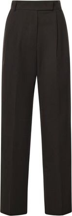 Frankie Shop Rechte broek - Dames - Broeken - Bruin - Maat: M Zijde