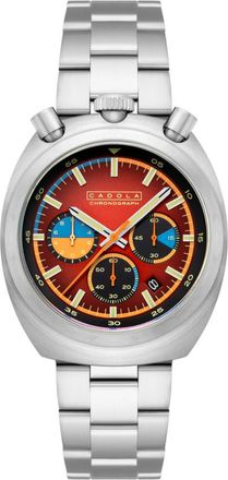 Cadola Testa Di Toro Chronograph Quartz Red Dial Mens Watch CD-1058-22