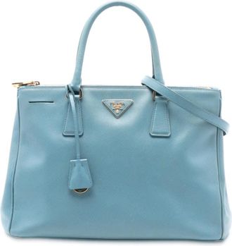 Prada Pre-owned Prada Medium Saffiano Lux Galleria Double Zip Satchel Ladies TOMQZ6G5MGL0REFL