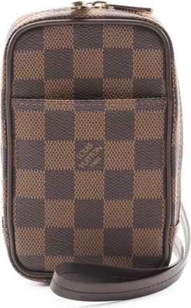 Louis Vuitton Borsa a tracolla Etui Okapi GM con motivo Damier Ebène 2007 - Marrone