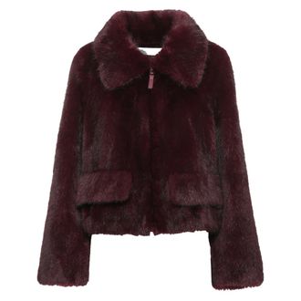 Bully Giacca in Ecopelliccia - - Jackets - Donna - Rosso - M