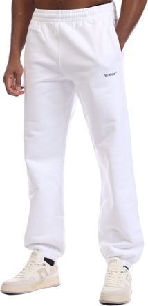 Off-white Mens Off White Single Arrow Pocket Slim Sweatpants in Cotton - Size X-Large