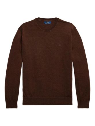 Polo Ralph Lauren merino wool crew-neck pullover - men - Wool - M - Red
