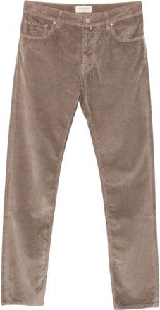 Jacob Cohen Bobby Corduroy Broek - Heren - Straight fit broeken - Bruin - W36 - Katoen - Broeken