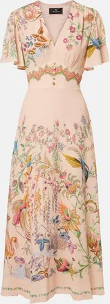 Etro Printed midi dress