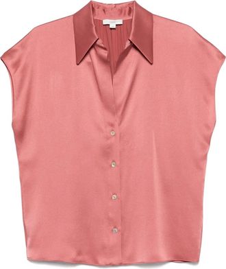 Vince Camicia in seta - Rosa