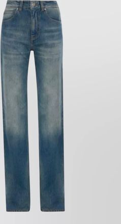 Victoria Beckham high-rise straight-leg denim jeans