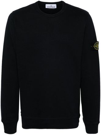 Stone Island Felpa con applicazione Compass - Blu
