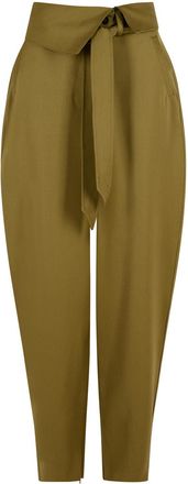 The Attico Attico Green Virgin Wool pantalones
