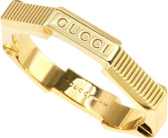 Gucci Pink Gold Pink Gold (18K) Band Ring (Pre-Owned)