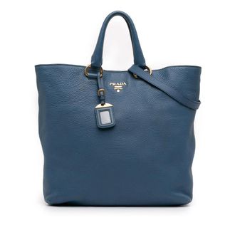 Prada Pre-owned Prada Vitello Daino Open Convertible Tote Ladies 398SXR89KXJZEMBQ