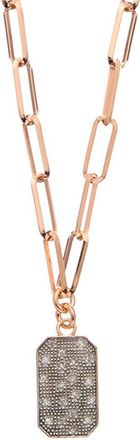 Meshmerise 18K Over Silver 0.12 ct. tw. Diamond Necklace