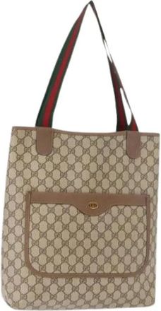 Gucci Pre-owned Tote Bags, female, Beige, Size: ONE SIZE Pre-owned Vintage Tote Bag