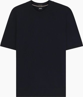 HUGO BOSS Mens BOSS Black H Umauro Sweater 404 Dk Blue - Size: 38