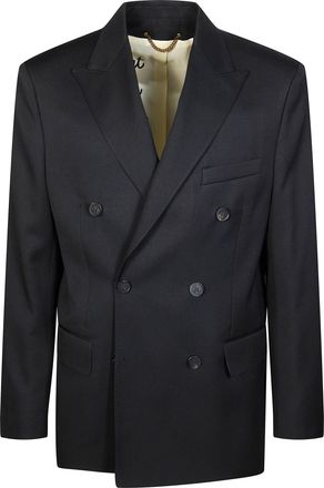 Golden Goose Men Double Breasted Virgin Wool Blazer