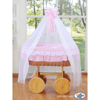 OEM Mois&eacute;s Con Dosel Deluxe - Bell Amy Pink