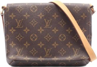 Louis Vuitton Borsa a spalla Musette Tango con monogramma 2003 - Marrone