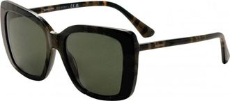 Burberry Womens BE4456 54 416971 Sunglasses - Green - One Size
