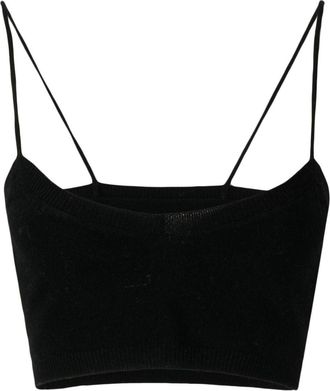 Cashmere in Love Evie cashmere bralette - women - RWS Wool/Cashmere - S - Black