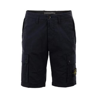 Stone Island Bermudas cargo de corte ajustado - Shorts - Hombre - Azul - W38